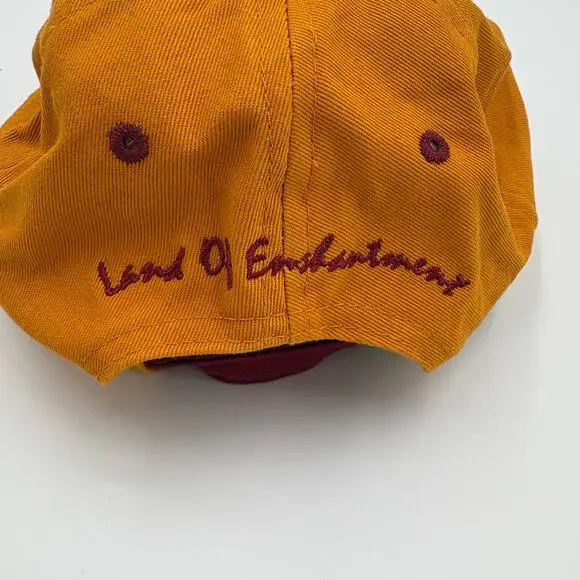 Gold & Red New Mexico Land of Enchantment Zia Adjustable Baseball Cap Hat - Picture 4 of 6